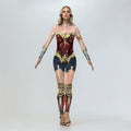 Disfraz de maravilla de la justicia para mujer, traje de película para fiesta, mono Sexy, trajes Zentai puesta en escena de supermujer
