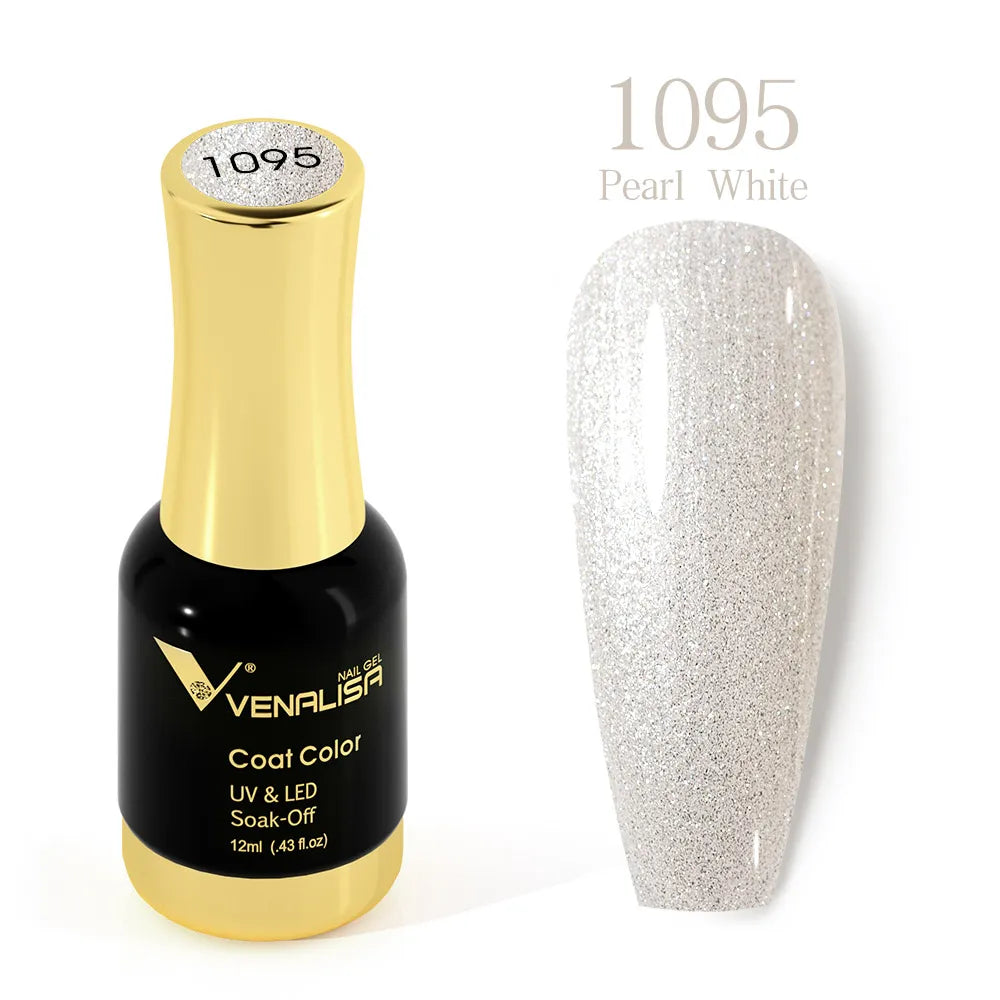 Venalisa Super Color Gel Varnish 12ml Diamond Shining Glitter Sequin Starry Platinum Nail Enamel Long Lasting Time Gel Polish