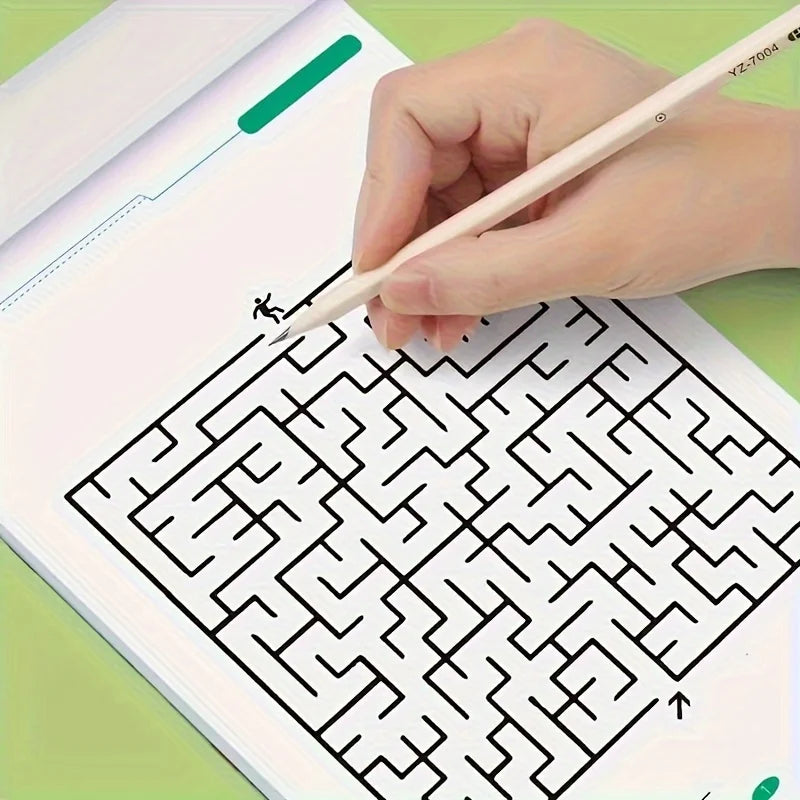 1 Pcs Children Concentration Maze Training Book Student Thinking Development Toy Attention Training