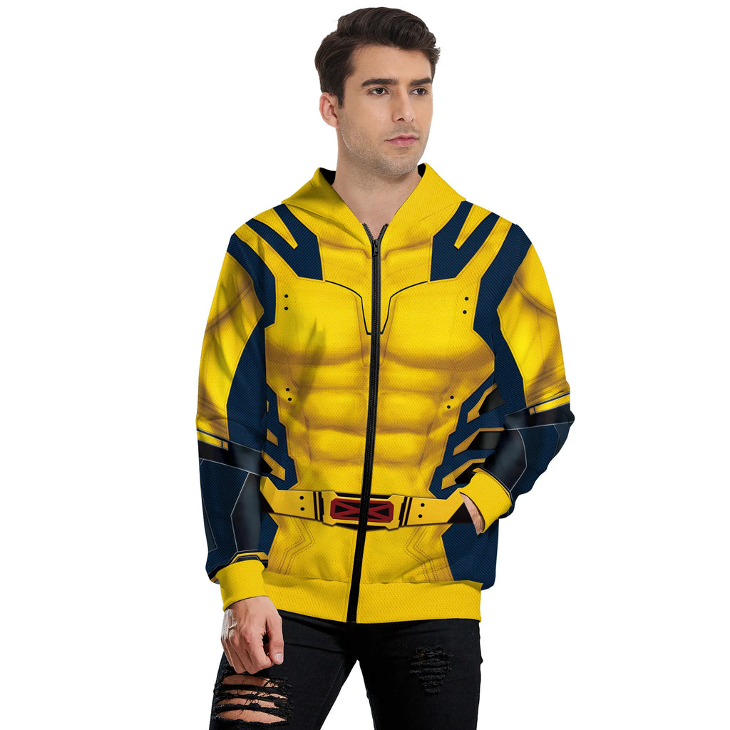 Superhéroe hombres película Deadpool Wolverine disfraces Cosplay Halloween mono actuación fiesta Zentai mono