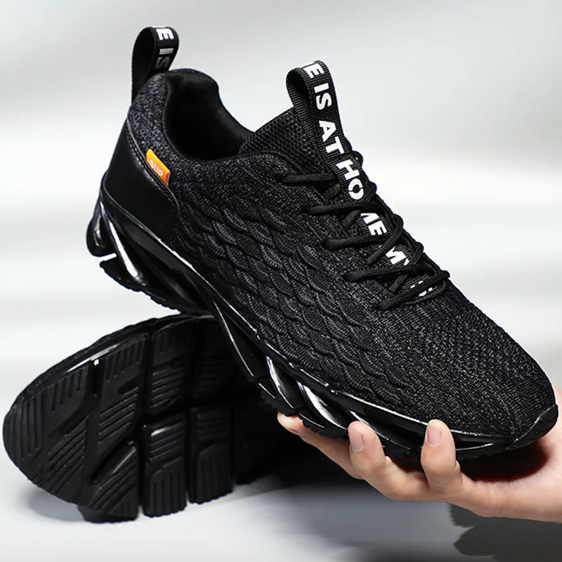 Men Running Shoes Non Slip Breathable Fashionable Outdoor Lightweight Lace Up Wear-resistant Casual Walking Shoes for Men