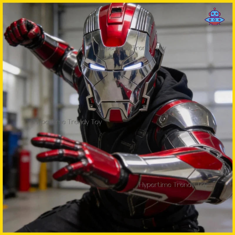 Iron Man Helmet MK5 Pro Max Voice Controlled Version Auto‑Open & Close Function Cool Display Gear Premium Collectible Gifts