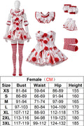 Cosplay Art Clown Costume Full Set Movie Terrifier 4 Stage Uniform Adult Women Performance Suits Halloween Carnival Party