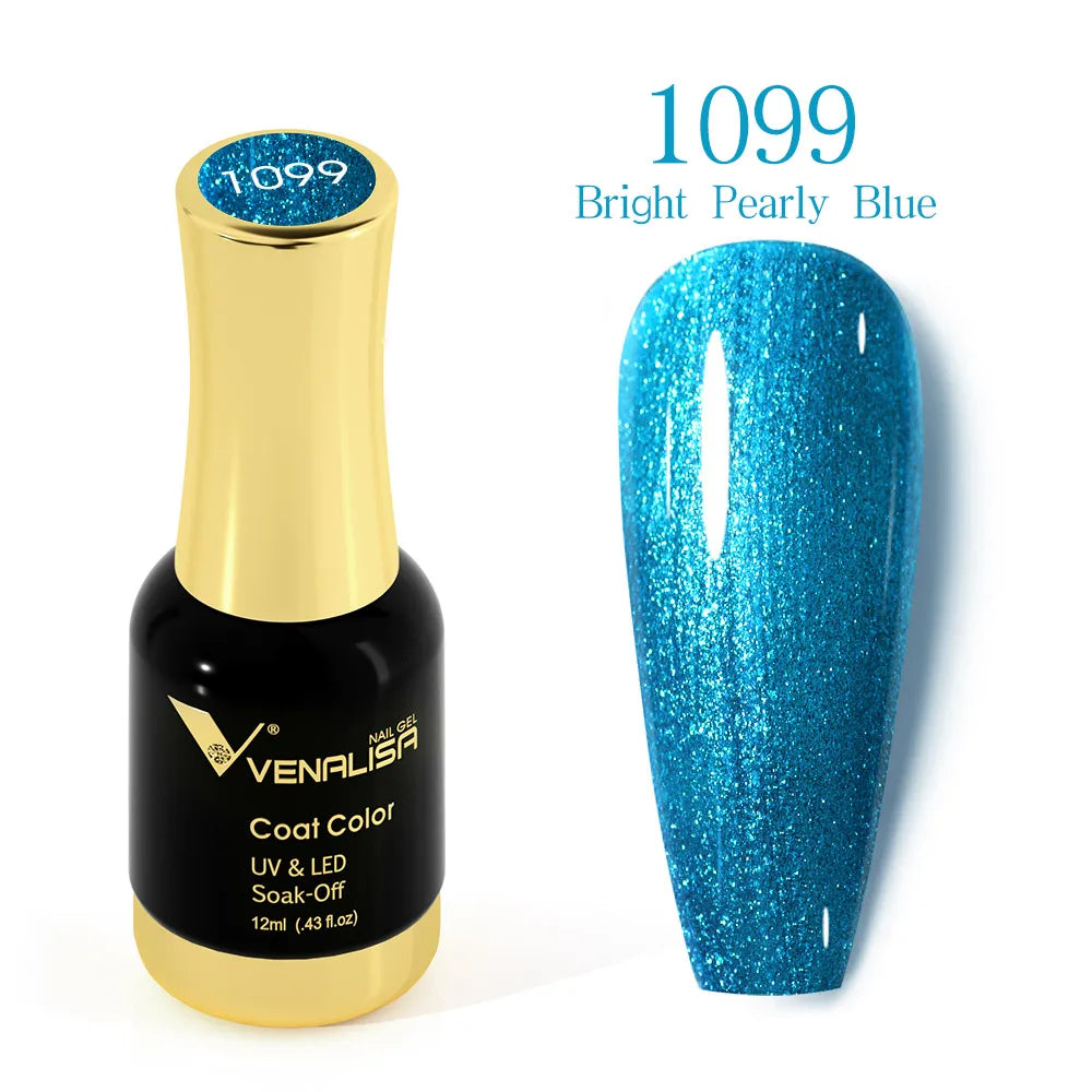 Venalisa Super Color Gel Varnish 12ml Diamond Shining Glitter Sequin Starry Platinum Nail Enamel Long Lasting Time Gel Polish