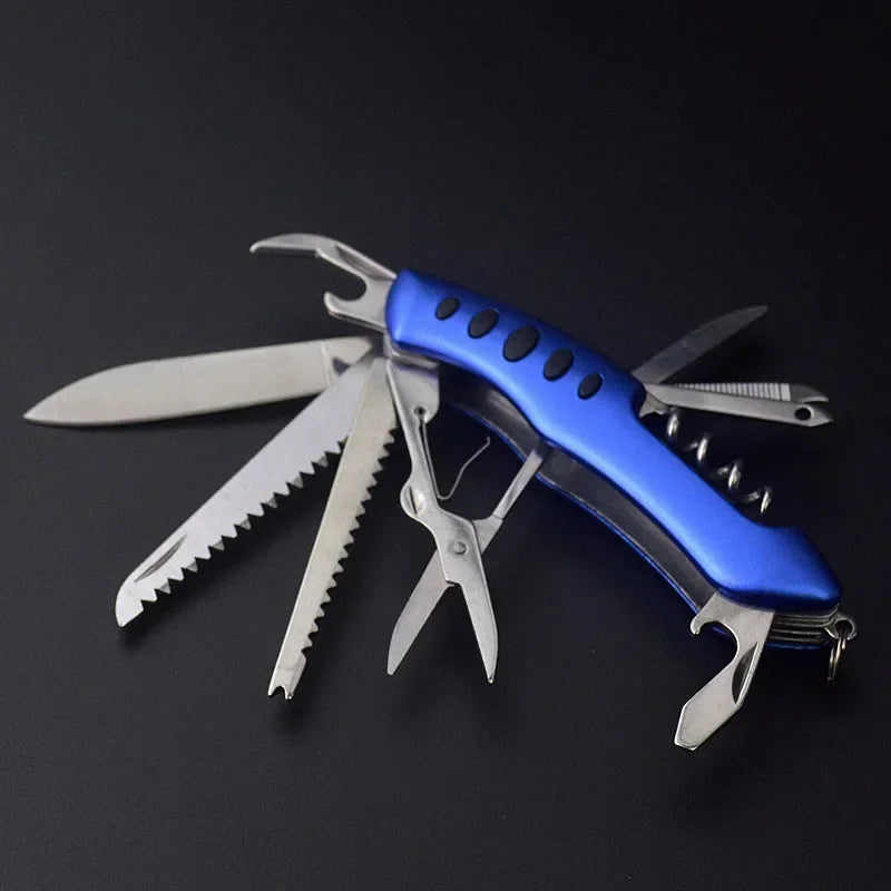 Hot Sale  Multifunctional  Knife Camp Multitool Bottle Opener Folding Knife Portable  Military  Pocket Knives EDC Tools