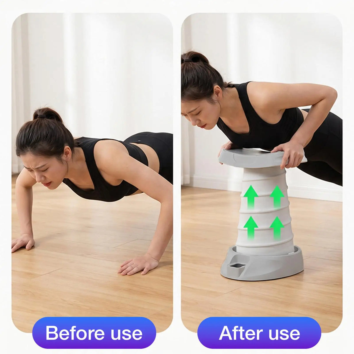 Entrenador de asistencia de realce, resorte de rebote automático, soporte de barra de realce, soporte central de cintura, equipo de entrenamiento de Fitness para Abdomen