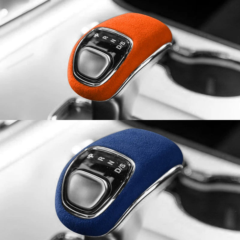For Jeep Grand Cherokee SRT 2014-2015 Made of Alcantara Gear Shift Knob Cover Boot Anti Scratch Car Interior Tuning Accessories