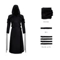 Juego muerto a la luz del día, disfraz de cara de fantasma, disfraz de Cosplay para adulto, capa Unisex, uniforme de carnicero de terror, ropa de Halloween