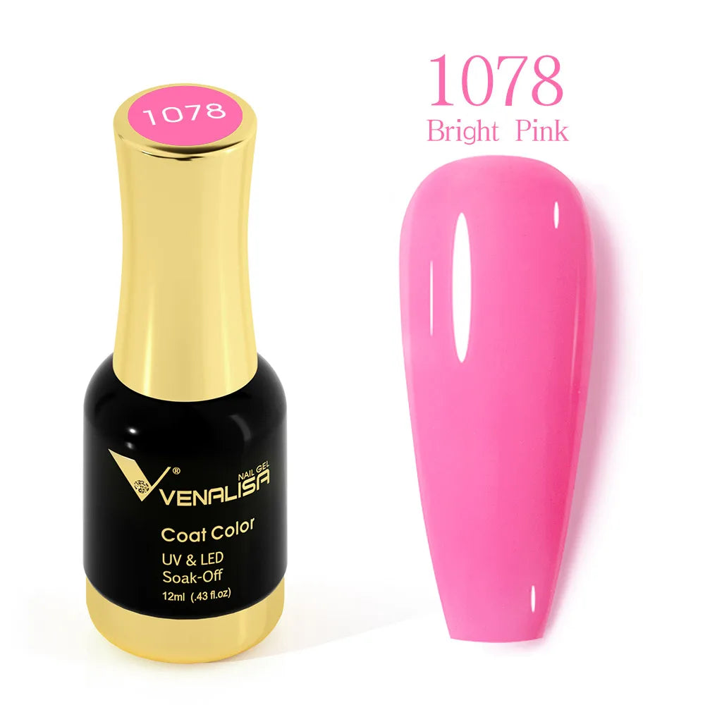 Venalisa Super Color Gel Varnish 12ml Diamond Shining Glitter Sequin Starry Platinum Nail Enamel Long Lasting Time Gel Polish