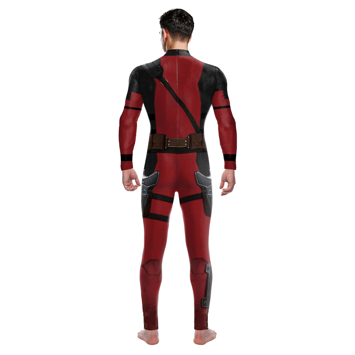 Superhéroe hombres película Deadpool Wolverine disfraces Cosplay Halloween mono actuación fiesta Zentai mono