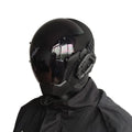 JAUPTO Cyberpunk Mask Playing Cosplay Future Futuristic Cool Standard Model Science Fiction for Halloween Party