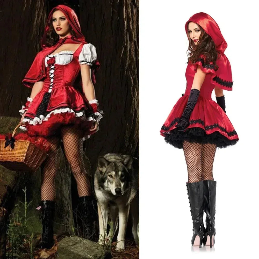 Disfraz de Halloween, Caperucita Roja, uniforme de princesa Reina Sexy, disfraz Wansheng, uniforme de juego de rol