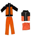 Disfraz de Anime Shippuuden, disfraz de Uzumaki, abrigo para niños y adultos, peluca y pantalones, ropa de actuación de Halloween C47M80