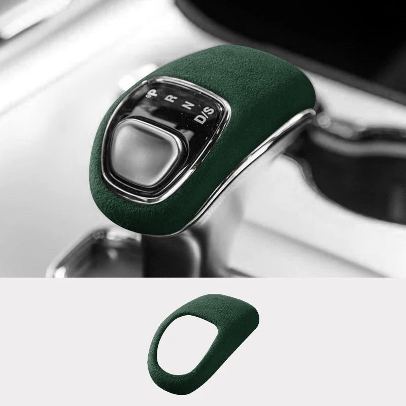 For Jeep Grand Cherokee SRT 2014-2015 Made of Alcantara Gear Shift Knob Cover Boot Anti Scratch Car Interior Tuning Accessories