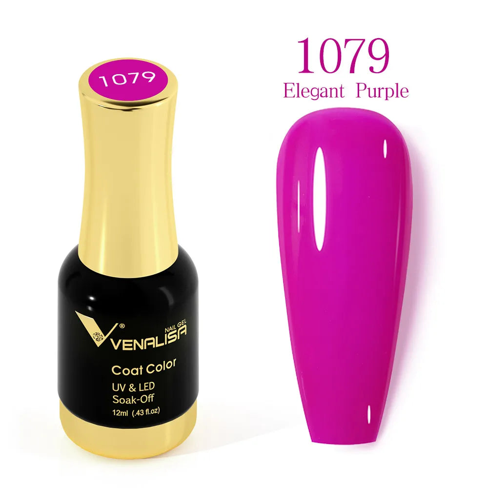 Venalisa Super Color Gel Varnish 12ml Diamond Shining Glitter Sequin Starry Platinum Nail Enamel Long Lasting Time Gel Polish