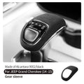 For Jeep Grand Cherokee SRT 2014-2015 Made of Alcantara Gear Shift Knob Cover Boot Anti Scratch Car Interior Tuning Accessories
