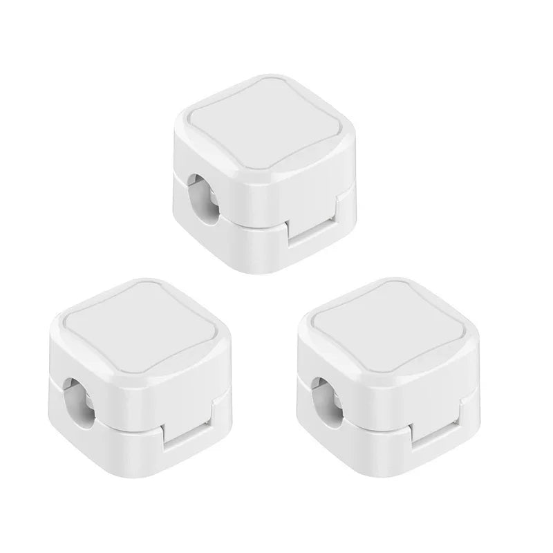 Organizador de cables magnético, gestión de cables, Clips, soporte para cables debajo del escritorio, organizador de cables para auriculares y ratones, 3/6 Uds.