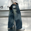 New Autumn Children Casual Jeans for Big Boy Fashion Vintage Jeans Trousers Cotton Sweatpants Teenager Kids Denim Pants Age 4-14