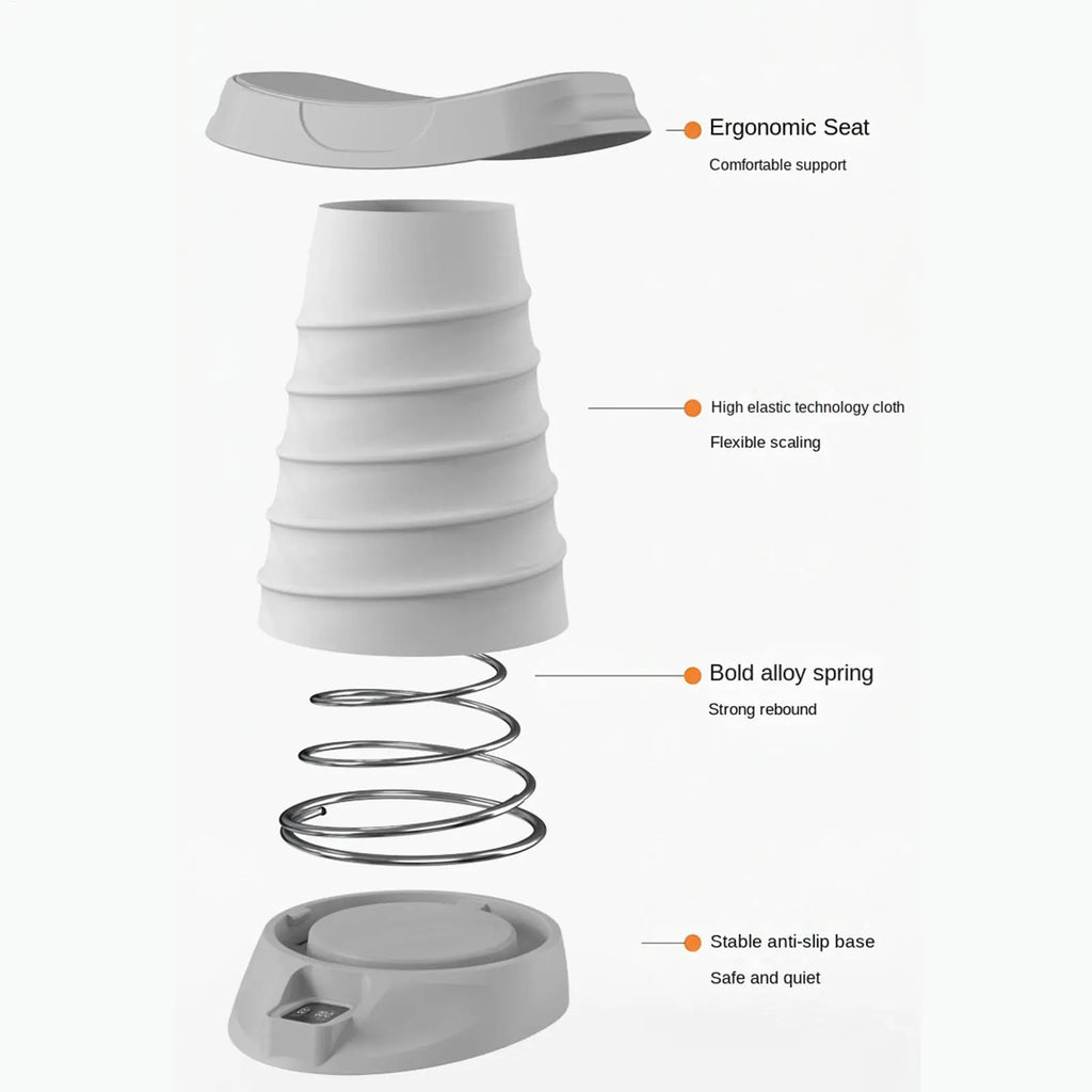 Entrenador de asistencia de realce, resorte de rebote automático, soporte de barra de realce, soporte central de cintura, equipo de entrenamiento de Fitness para Abdomen