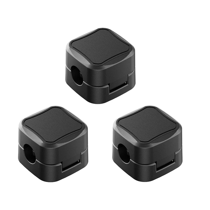 Organizador de cables magnético, gestión de cables, Clips, soporte para cables debajo del escritorio, organizador de cables para auriculares y ratones, 3/6 Uds.
