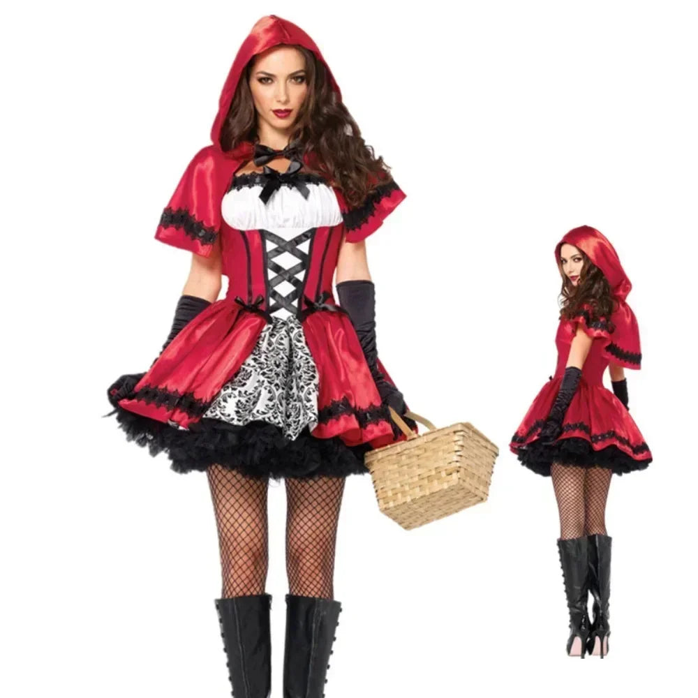 Disfraz de Halloween, Caperucita Roja, uniforme de princesa Reina Sexy, disfraz Wansheng, uniforme de juego de rol