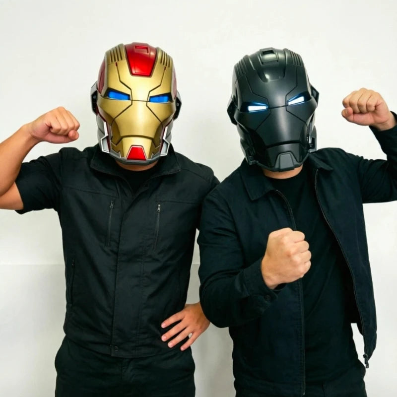 Iron Man Helmet MK5 Pro Max Voice Controlled Version Auto‑Open & Close Function Cool Display Gear Premium Collectible Gifts