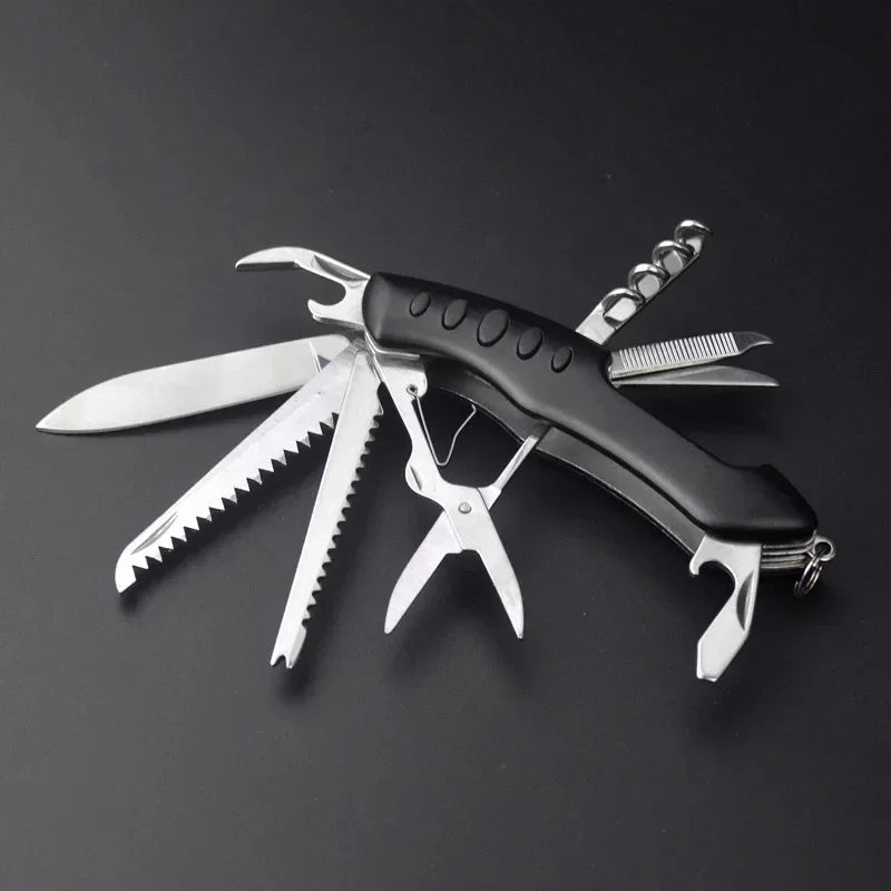 Hot Sale  Multifunctional  Knife Camp Multitool Bottle Opener Folding Knife Portable  Military  Pocket Knives EDC Tools