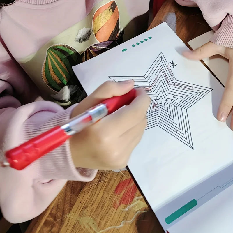1 Pcs Children Concentration Maze Training Book Student Thinking Development Toy Attention Training