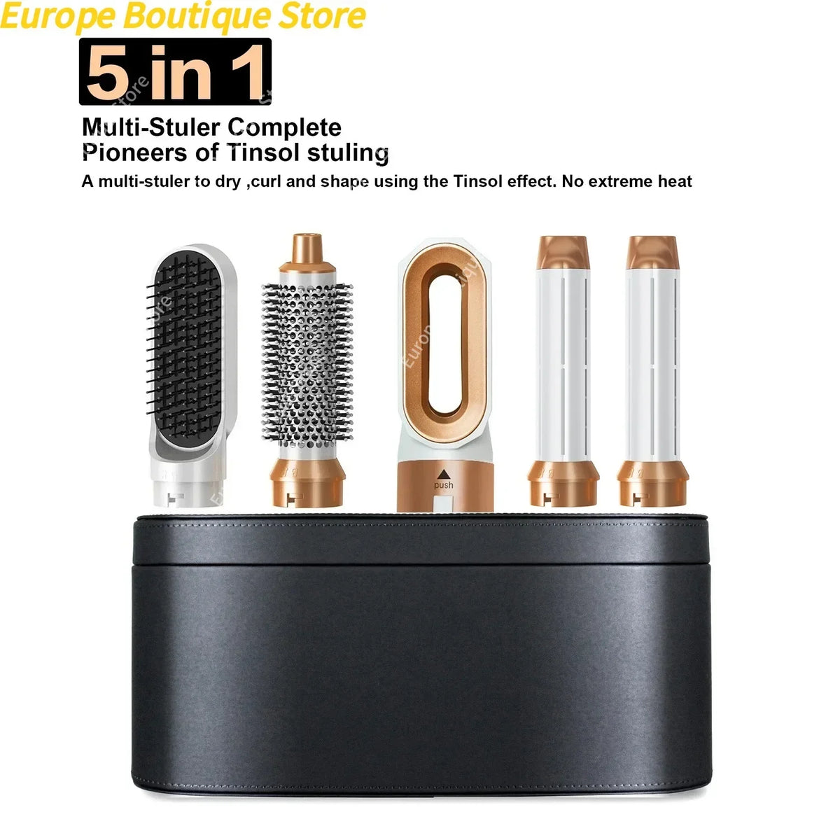 Professional 5 in 1 Hair Dryer Hot Air Comb Curler For Dyson Airwrap Hair Dryer Styling Tool Hair Straightener Hairdressing Tool