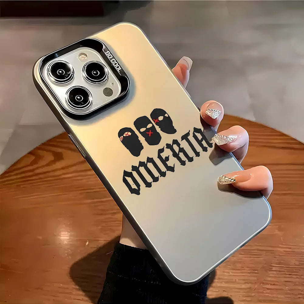 Omerta 47 Maes Phone Case For iPhone 16 15 14 13 12 11 mini Pro Max X XR XSMAX 8 7 Plus Anti Fall Matte Back Cover
