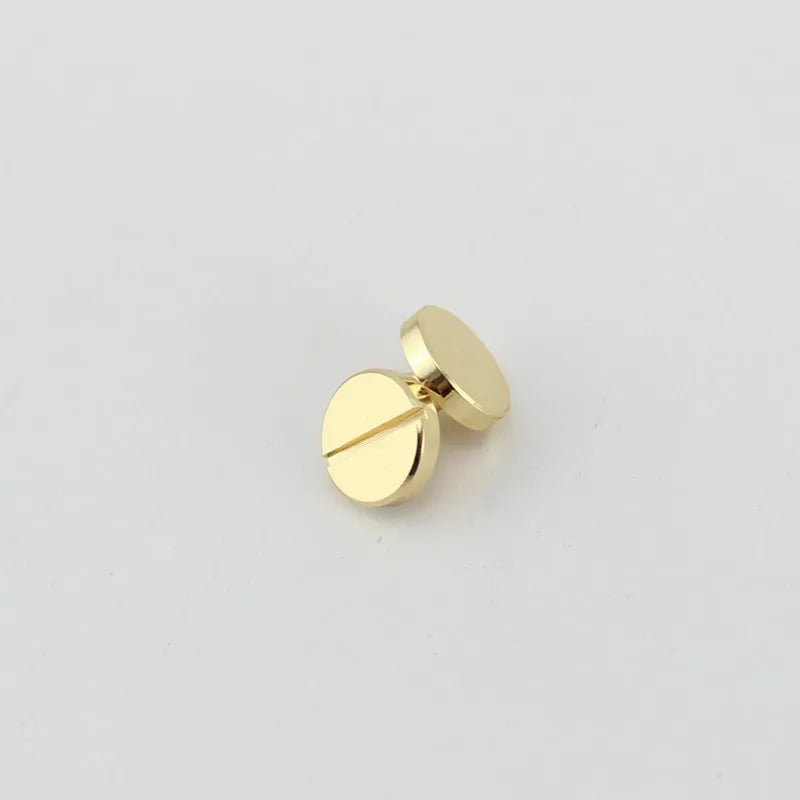 10-50-200pcs High Quality Binding Screws Nail Rivets Album Leather Copper Leather Craft Belt Wallet Solid Screws chicago rivet