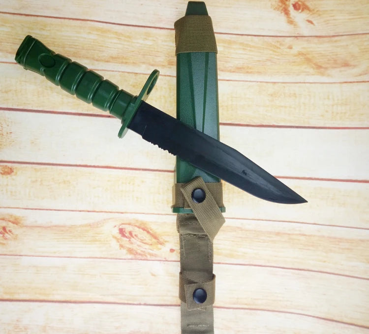 Simulation Student Rubber M9 Training Knife Model Children's Toy Knife