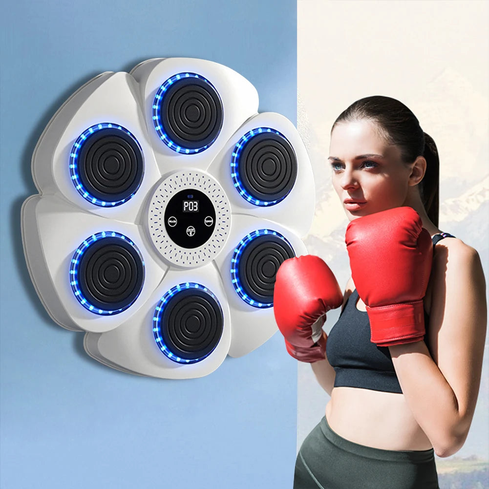 Nueva máquina de boxeo de música inteligente para adultos/niños, deportes, Fitness, entrenador de boxeo, ejercicio en casa, respuesta, entrenamiento, boxeo, objetivo de pared