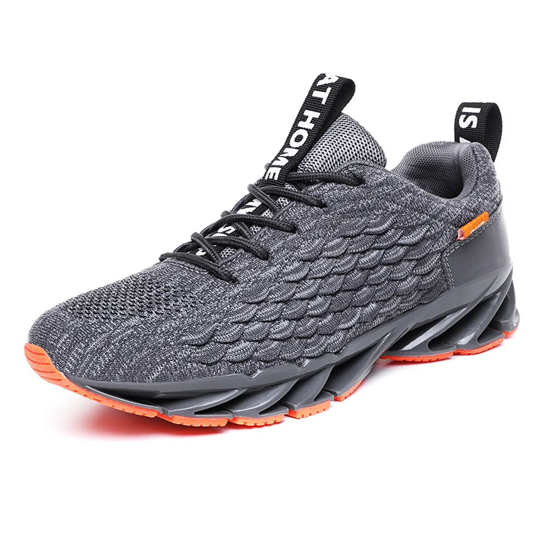 Men Running Shoes Non Slip Breathable Fashionable Outdoor Lightweight Lace Up Wear-resistant Casual Walking Shoes for Men