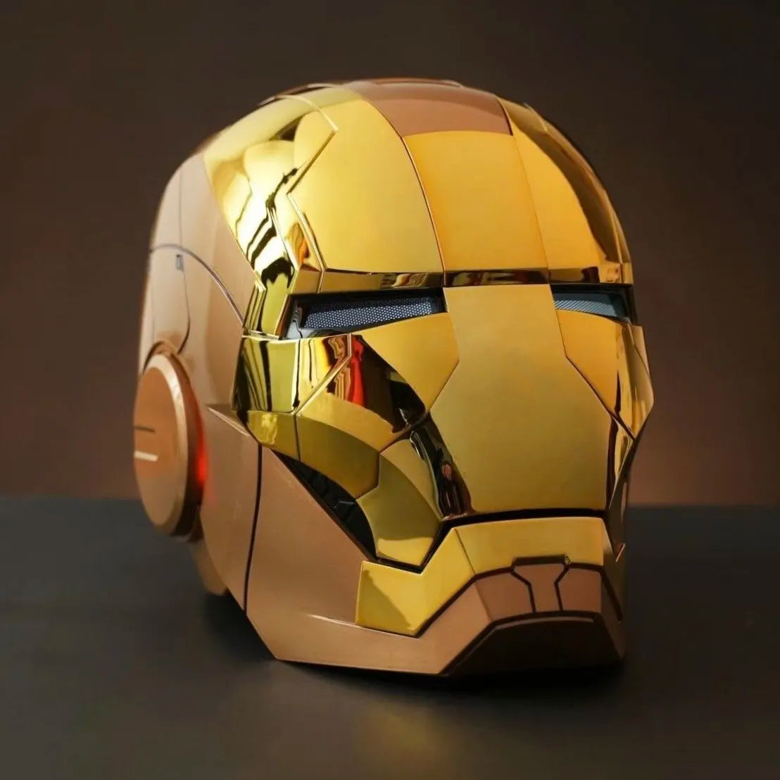 Iron Man Mk5 MK17 Helmet 1/1 Scale Wearable Transformable Voice-Activated Electric Opening/Closing Ideal Birthday Christmas Gift