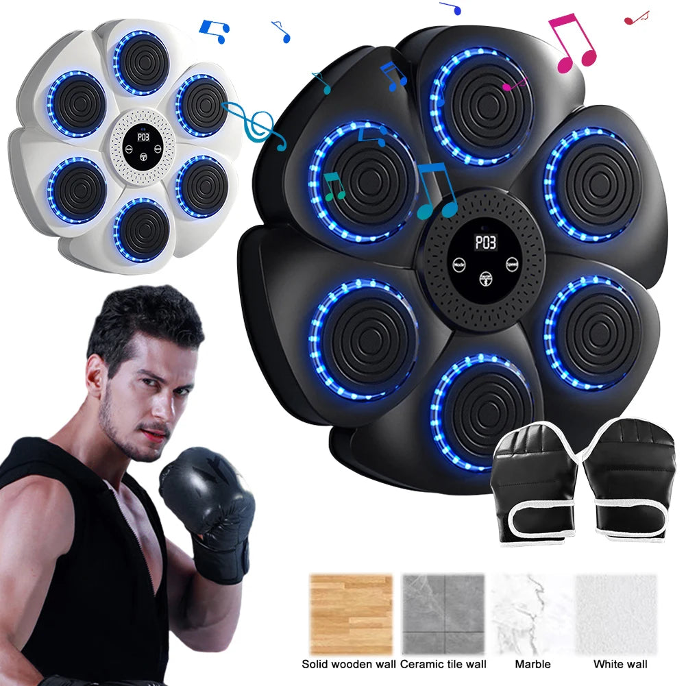 Nueva máquina de boxeo de música inteligente para adultos/niños, deportes, Fitness, entrenador de boxeo, ejercicio en casa, respuesta, entrenamiento, boxeo, objetivo de pared