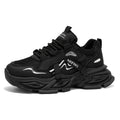 Men's Thick sole casual sneakers four seasons breathable lightweight soft-sole outdoor running shoes students speed sports shoes
