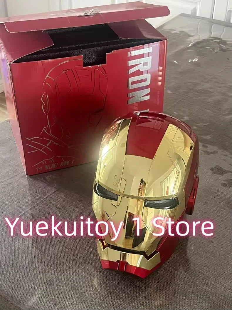 1:1 Wearable Iron Man Helmet Mk5 Mk50 Mk17 Steel Spider Man Helmet Collector'S EditionHelmet Collector'S Gift