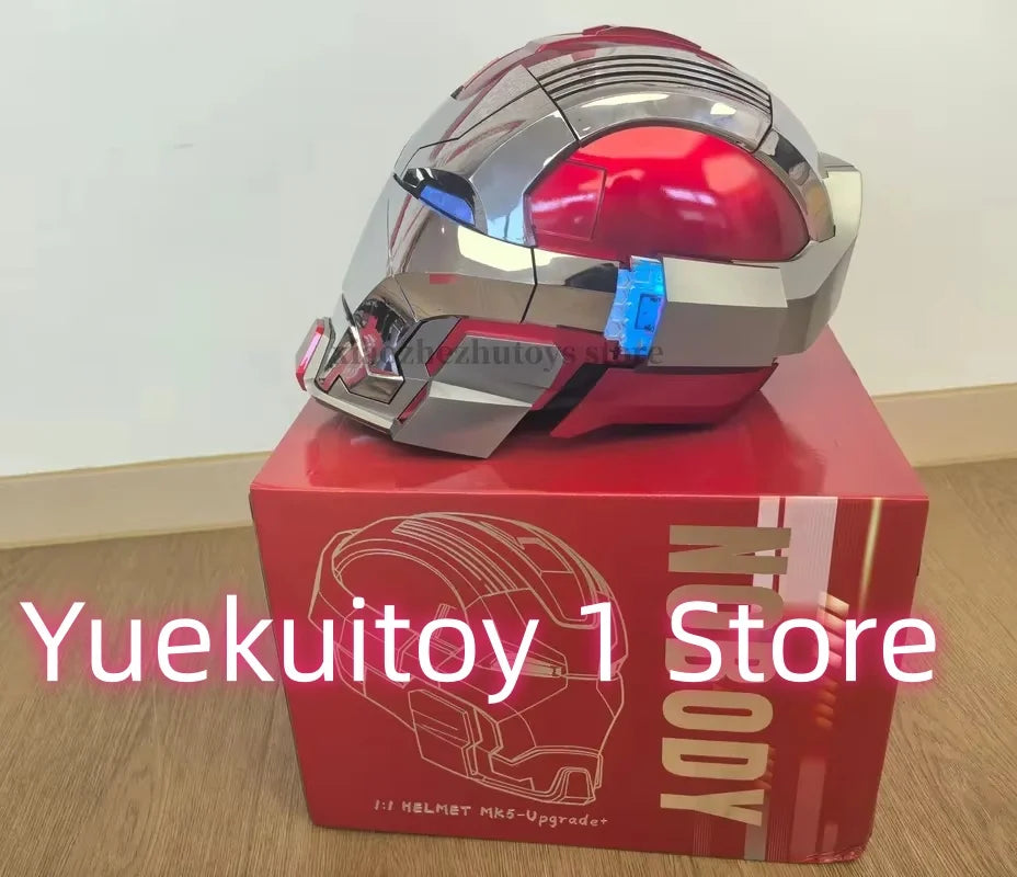1:1 Wearable Iron Man Helmet Mk5 Mk50 Mk17 Steel Spider Man Helmet Collector'S EditionHelmet Collector'S Gift