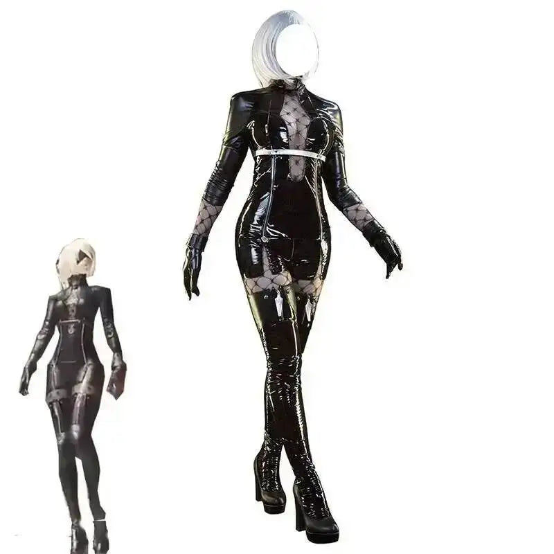 2B NieR:Automata Game Bodysuit Cosplay YoRHa No. 2 Type B Costume Women Halloween MOD Costume NieR Automata