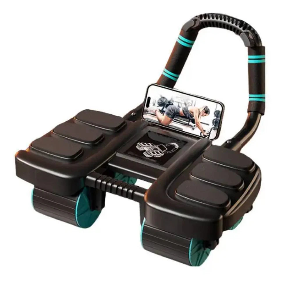 Ejercitador de rueda Abdominal con diseño de seis codos, rebote automático, antideslizante, gimnasio en casa, equipo de Fitness, deslizador de entrenamiento Abdominal